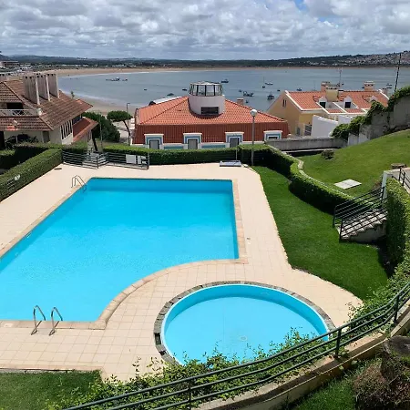 Sea View, Beachfront, Swimming Pool, Free Parking Appartamento São Martinho do Porto